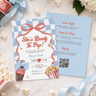 Ze staat op het punt om te bevallen Baby Shower me Kaart