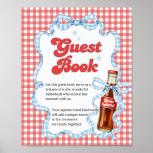 Ze staat op het punt te barsten Frisdrank Baby Sho Poster