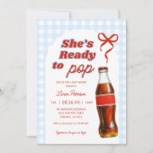 Ze staat op het punt te barsten Jongensbruis Baby  Kaart (Voorkant)