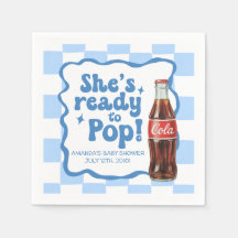 Ze staat op het punt te bevallen Baby Shower Blauw