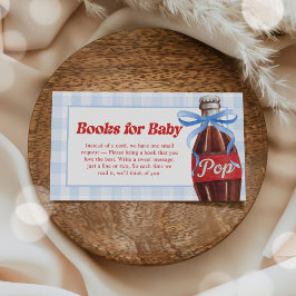 Ze staat op het punt te bevallen Baby Shower Boeke Informatiekaartje