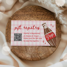 Ze staat op knallen frisdrank QR-code cadeau regis