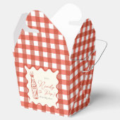 Ze staat op springen baby shower bedankdoosjes (Geopend)
