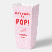 Ze staat op springen Baby Shower Bedankdoosjes (Voorkant)
