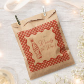 Ze staat op springen baby shower bedankzakje (Geknipt)