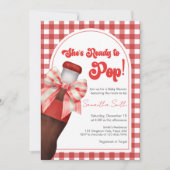 Ze staat op springen Baby Shower Kaart (Voorkant)