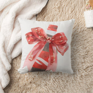 Ze staat op springen Baby Shower Kussen