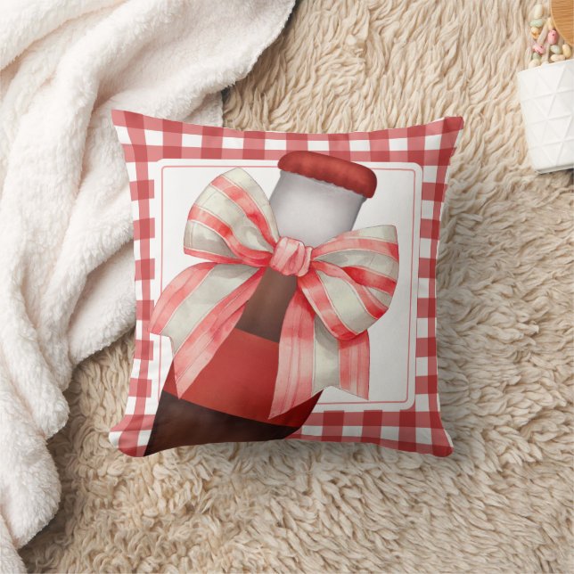 Ze staat op springen Baby Shower  Kussen (Deken)