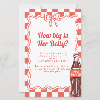 Ze staat op springen Baby Shower Mamma's Buik Spel