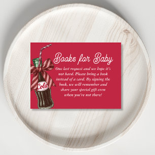 Ze staat op springen Cola Fles Boeken voor Baby Informatiekaartje