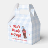 Ze staat op springen Frisdrank Baby Shower Bedankdoosjes (Voorkant Zijde)