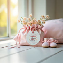Ze staat op springen! Popcorn Baby Shower