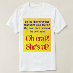 Ze staat op. t-shirt