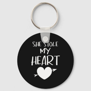 Ze stal mijn hart valentijnsdag matching koppels sleutelhanger