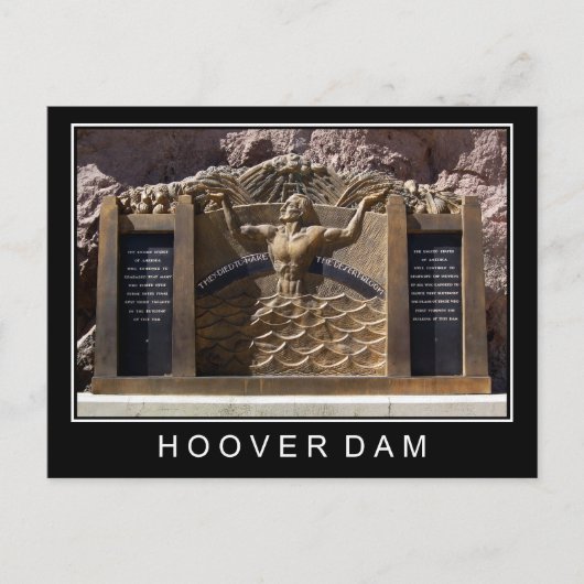 Ze stierven om de woestijn te laten bloeien briefkaart (Voorkant)