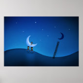 Ze stoppen de maan (versie 2008) poster (Voorkant)