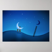 Ze stoppen de maan (versie 2008) poster (Voorkant)