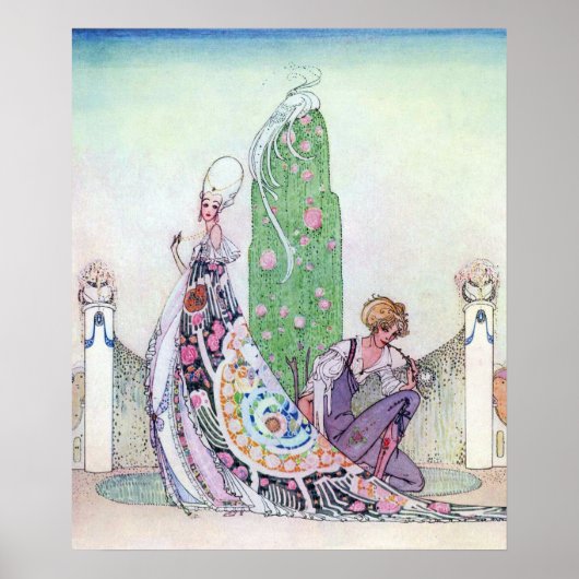 Ze stopte door Kay Nielsen Poster (Voorkant)
