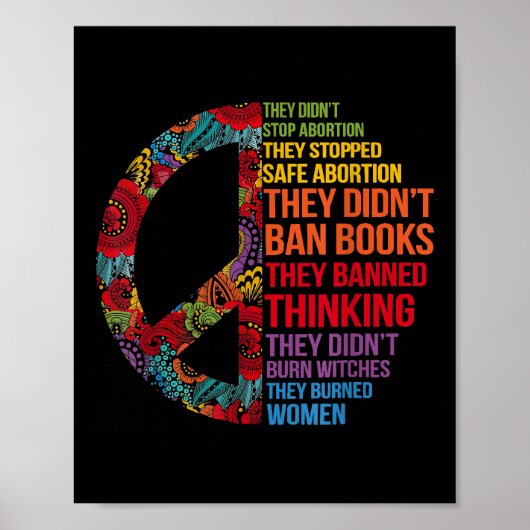 Ze stopten niet met abortus, maar met veilige vrou poster (Voorkant)