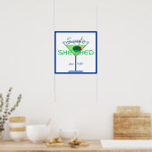 Ze stortte vrouw-man cave bar poster print (Keuken)