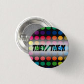 Ze/Them Pronoun Button (Voorkant /achterkant)