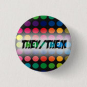 Ze/Them Pronoun Button (Voorkant)