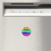 Ze/Them pronoun magnet (Insitu (Vaatwasser))