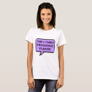 Ze/Them Pronouns T-shirt