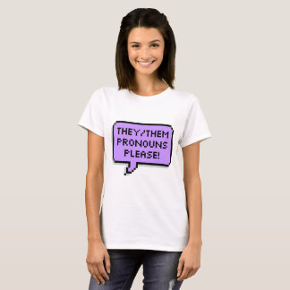 Ze/Them Pronouns T-shirt