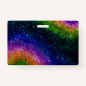 Ze/Them Rainbow Galaxy Badge (Achterkant)