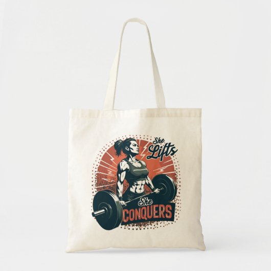 Ze tilt op, ze verovert tote bag (Voorkant)