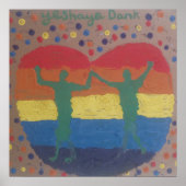 Ze trouwden met de regenboogbruiloft van Yeshaya D Poster (Voorkant)