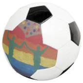 Ze trouwden met de regenboogbruiloft van Yeshaya D Voetbal (Drie kwart)