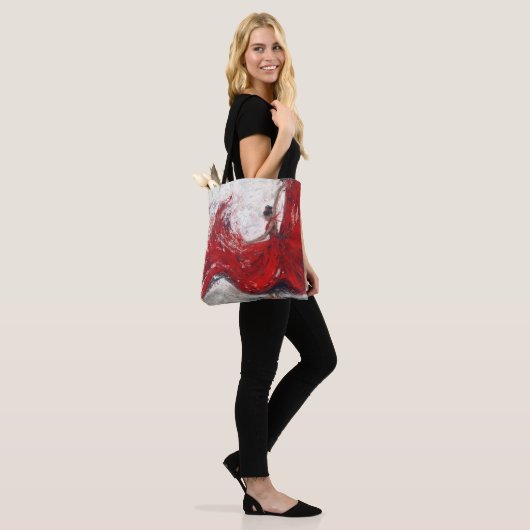 "Ze Twirls" Art Canvas tas (Op model)