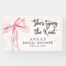 Ze Tying The Knot Vrijgezellenfeest Welkomstbord Spandoek