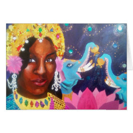 Ze van een Thousand Names Notecard