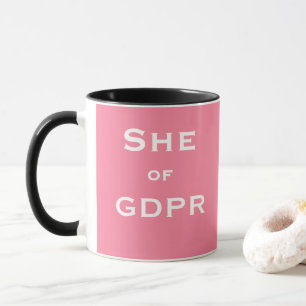 Ze van GDPR Funny Vrouw Data Protection Nickname Mok