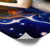 Ze van Rainbow Starlight Digital Art Poster (Hoek)