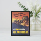 Ze vechten tegen de Tweede Wereldoorlog Briefkaart (Staand voorkant)