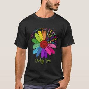 Ze vechten tegen oncologie team oncologie verpleeg t-shirt