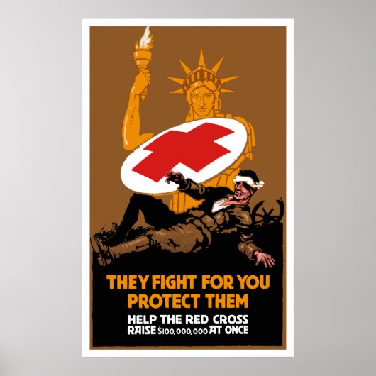 Ze vechten voor jou om hen te beschermen poster (Voorkant)