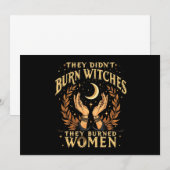 Ze Verbrandden Geen Heksen Ze Verbrandden Vrouwen  Kaart (Voorkant / Achterkant)