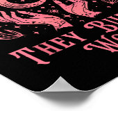 Ze verbrandden heksen, vrouwen en feminisme poster (Hoek)