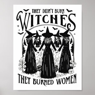 Ze verbrandden heksen, vrouwen en feminisme poster