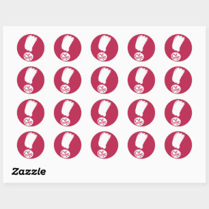 Ze verklaart Stickers voor wit ontwerp