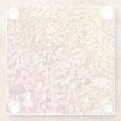 Ze verkoopt Ombre Seashells Glazen Onderzetter (Achterkant)