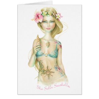 Ze verkoopt zeeschelpen