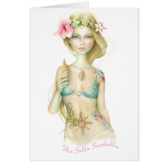 Ze verkoopt zeeschelpen (Voorkant)