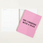 Ze verovert met een plan Motivatie planner (Display)