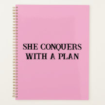 Ze verovert met een plan Motivatie planner